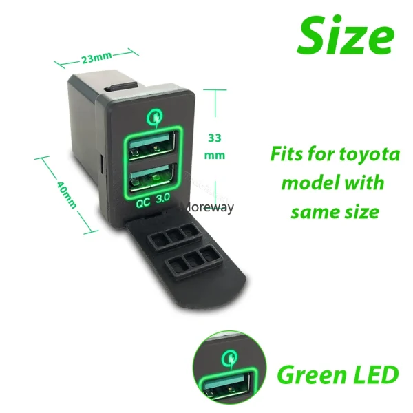 Usb Port Audio Connector Car Chargers for Outlander Mitsubishi Strada Sportero Trito 2015 2016 2017 Interior Replacement Parts - Image 3