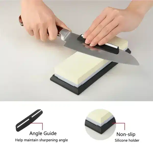 Professional Knife Sharpener Whetstone Sharpening Stones Grinding Stone Water Stone Kitchen Grit 240 600 1000 3000 Double-sided - Image 3