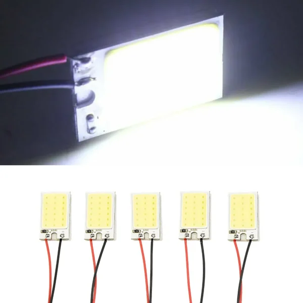 LED LED Panel Lights Parts Replacement Brand New Bulb Car Dome High Quality Interior Lamps T10 18LED Accessories