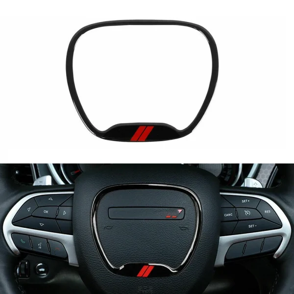 Ring Cover Steering Wheel Center Interior Parts Replacement Trim 1pcs/set Accessories Cover Easy Install Car New