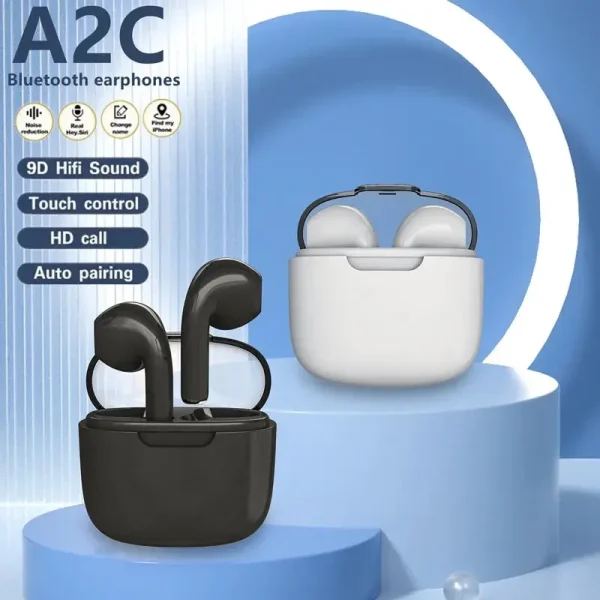 Original A2C Pro Bluetooth Headphones Tws Earphone Bluetooth Wireless Bluetooth Headset EarPhone Wireless Headphones Earbuds