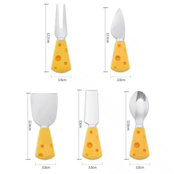 Creative Lovely Spoon Fork Shovel Cheese Tools Cartoon Stainless Steel Tableware Dessert Fruit Cake Cheese Fork Kitchen Gadgets - Image 6