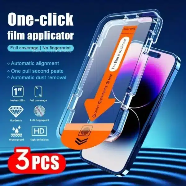 3Pcs Tempered Glass for16 15 14 13 12 11 Pro Max 16 15 14 Plus 12 13 Mini Protective Film X XR XS Max Phone Screen Protector