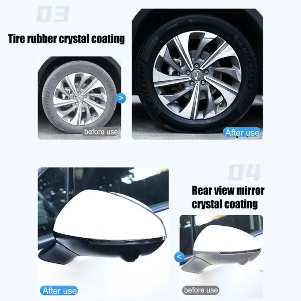 Car Crystal Coating Agent Nano Coating Auto Black Trim Restorer 30ml Car Trim Restorer interior replacement parts - Image 3