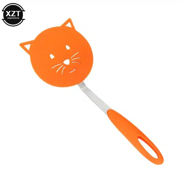 Cartoon Nylon Cat Frying Spatula Non Stick Omelette Shovel Fried Fish Turner Pancake Flipper Cooking Tools Kitchen Gadget Set - Image 3