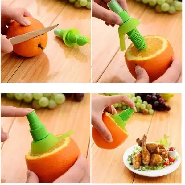 2pcs/Set Lemon Sprayer kitchen Gadgets Orange Juice Citrus Spray Manual Fruit Juicer Lemon Squeezer Kitchen Tools - Image 5