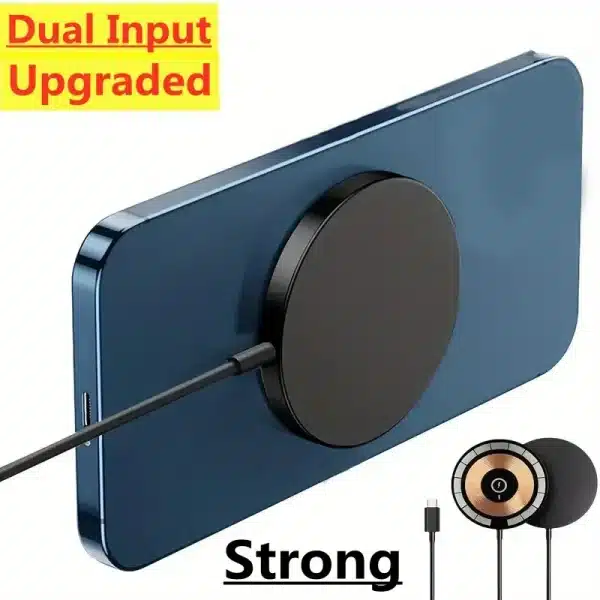 Magnetic Wireless Charger Pad for iPhone 15 14 13 12 Pro Max Mini Airpods Earphone USB C PD Adapter Magnet Fast Charging Station