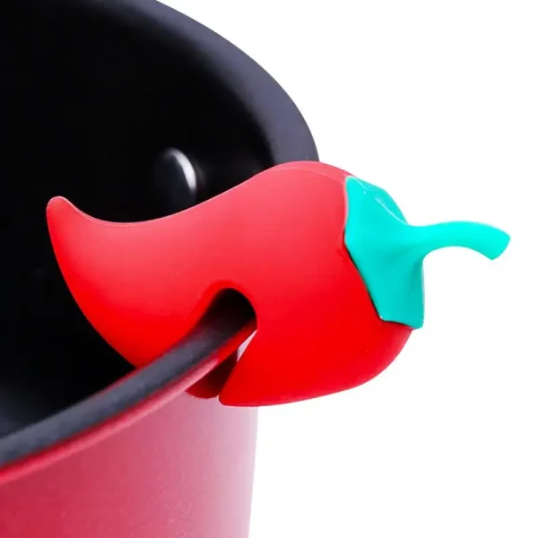 1Pc Silicone Pot Lid Anti-spill Rack Heat-resistant Anti-Overflow Stoppers Pot Cover Lifter Holder Creative Kitchen Tool Gadget - Image 4