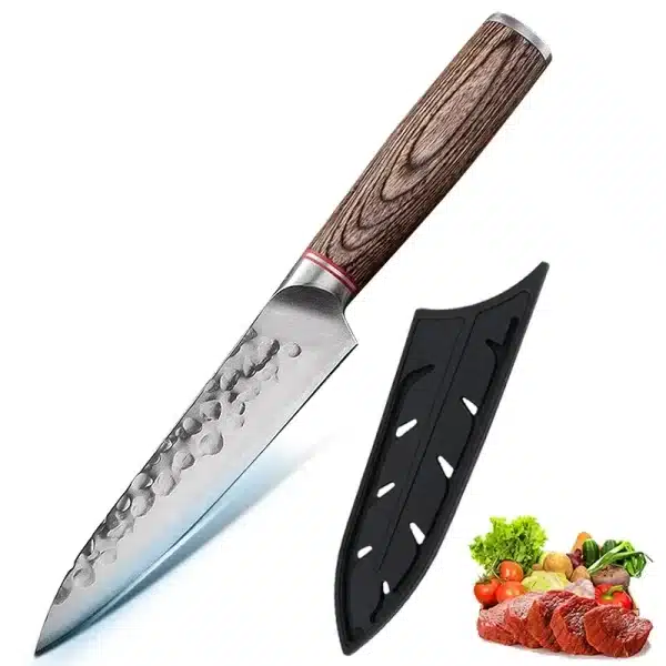 Stainless Steel Fruit Knife 5.5inch Kitchen Knife Utility Sharp Meat Cleaver Knives Forged Boning Knife Kitchen Tools Cookware - Image 2