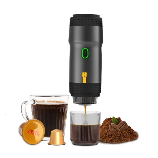 Portable Fully Automatic Espresso Capsule Coffee Machine For Large and Small Capsules Of Coffee Powder Electric Coffee Machine