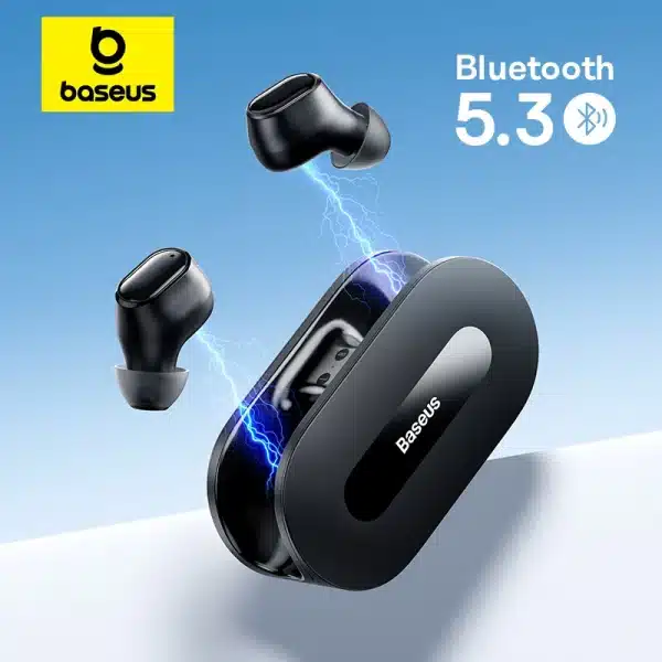 Baseus Bowie EZ10 Wireless Earbuds 10mm Drivers Bluetooth 5.3 Earphones 25Hrs Long Battery Life 0.06' Latency Sport Earphone