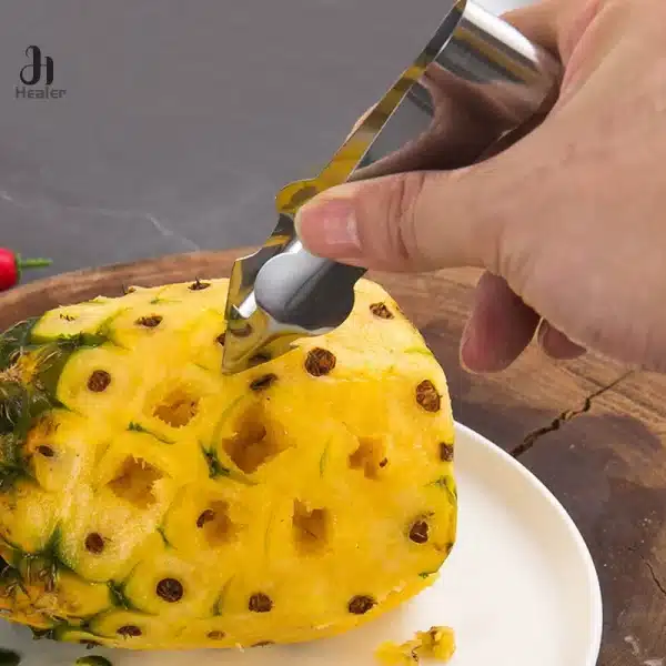 1Pc Pineapple Eye Peeler Stainless Steel Cutter Practical Seed Remover Clip Home Kitchen Gadgets Home Cocina Cookware - Image 4