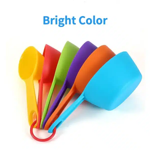 12pcs Baking Tools Kitchen Measuring Spoon Set Plastic Measuring Cup With Scale Measuring Milk Coffee Spoon Kitchen Gadgets - Image 5