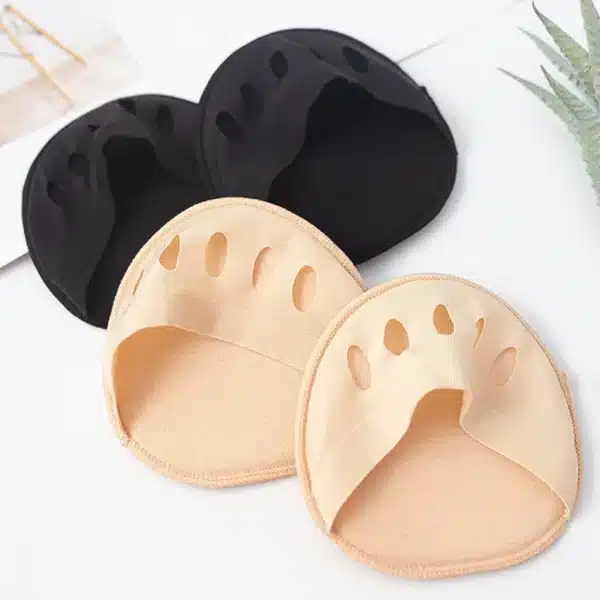 Forefoot Pads for Women Non Slip Breathable Metatarsal Foot Cushion Soft Comfortable Multipurpose Light Thin Half-Toe Sock