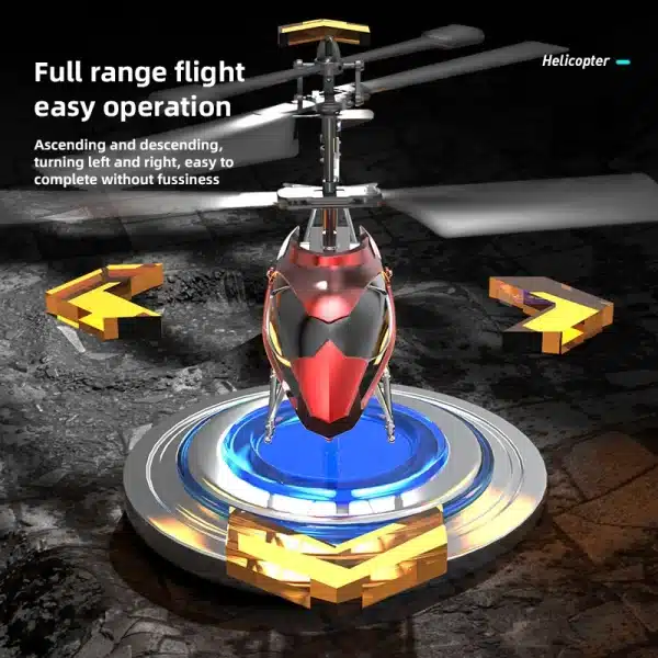 3.5CH RC Helicopter with Light Fall Resistant XK913 Remote Control Helicopter Plane Aircraft Flying Kids Toys for Boys Gifts - Image 4