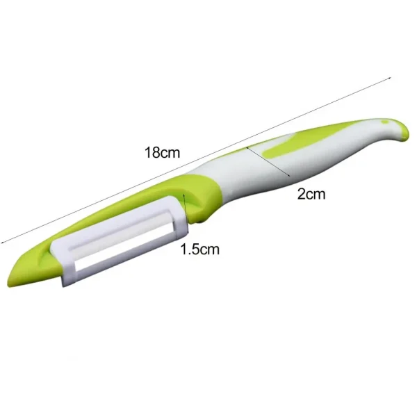 Ceramic Peeler Sharp Blade Food Grade Multi-functional Manual Vegetable Fruit Peeling Tool Kitchen Gadgets - Image 6