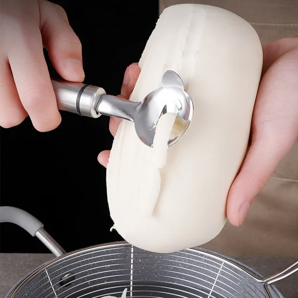 Stainless Steel Noodles Dough Household Cutter Manual Wide Mouth Sliced Noodle Knife Cooking Tools Kitchen Function Home Gadget