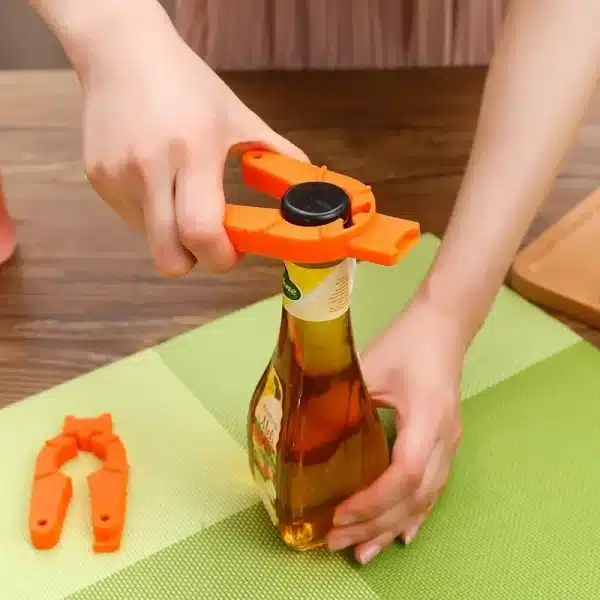 Creative Plastic Can Opener Multi-functional Manual Non-slip Canned Drink Kitchen Gadgets Bar Party Lady Portable Bottle Opener - Image 2