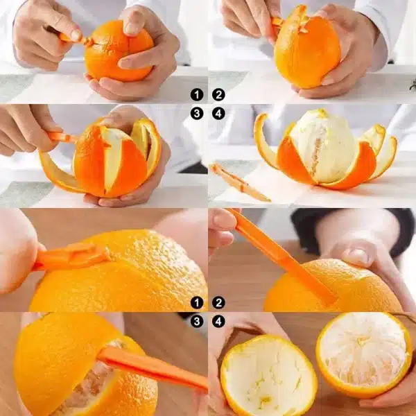 Orange Peeler Tools Plastic Easy Slicer Cutter Peelers Remover Opener Kitchen Accessories Knife Cooking Tool Kitchen accessories - Image 4