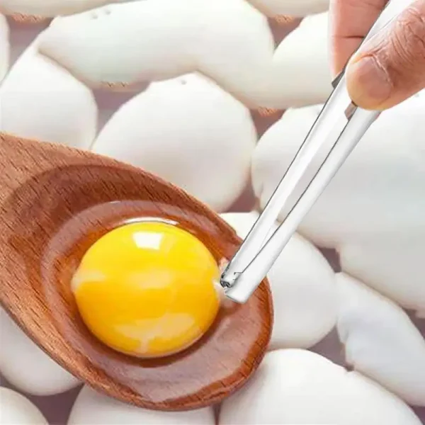 Egg Chalaza Remover Tool Eggshell Fragment Removal Utensil Stainless Steel Egg Chalaza Membrane Removal Tool Kitchen Gadget - Image 4