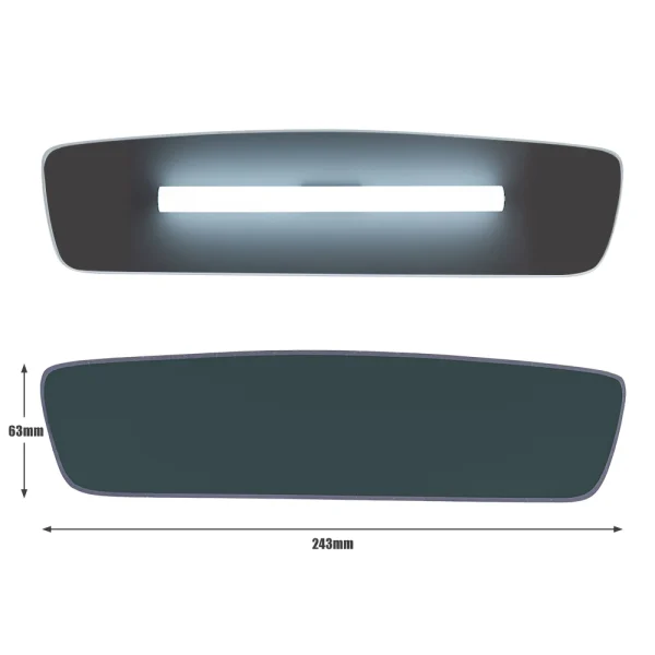 1Pcs Rearview Mirror 3mm Thickness For Volvo V40 / V40xc / V40cc 2013-2021 Car Interior Mirrors Replacement Parts - Image 2