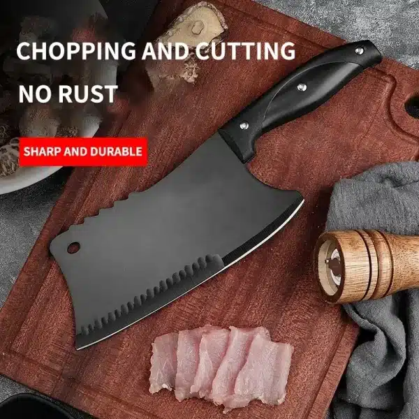 Stainless Steel Butcher Knife High Hardness Kitchen Chef Bone Chopping Knife Meat Vegetables Slicing Cleaver Cutter Tools - Image 6