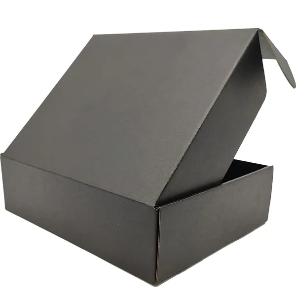 1PC Black Paper Box Shipping Box Cardboard Carton Small Gifts Packaging Craft Box Blank Craft Carton Small Packaging - Image 3