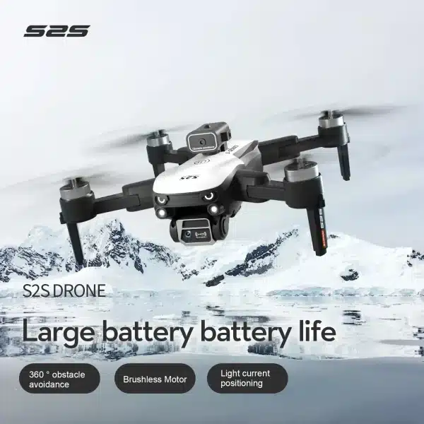 New S2S Drone 8K HD Dual Camera Brushless Motor Obstacle Avoidance Dron RC Helicopter Professional Foldable Quadcopter Toy - Image 5