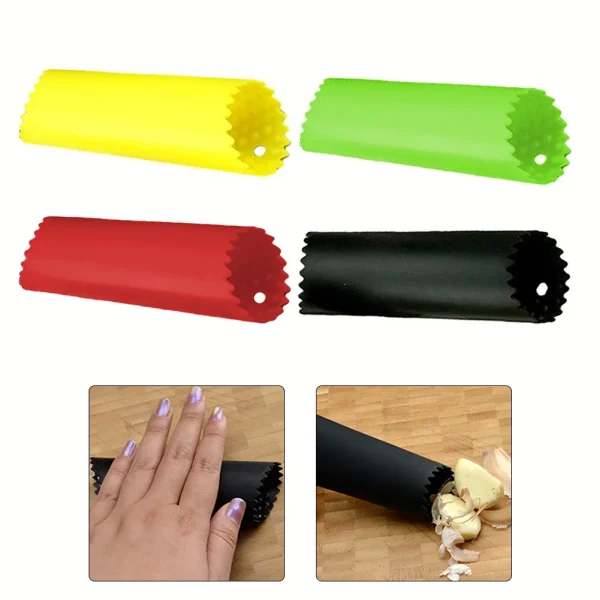 Garlic Stripper Tube Peeling Garlic Peeling Silicone Garlic Peeler Peel Kitchen Tools Non-toxic Gadget Fruit Vegetable Tools