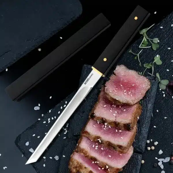 Kitchen Meat Cleaver Stainless Steel Slicing Knife Barbecue Sharp Fruit Watermelon Knife ABS Handle Fish Knife Cooking Tool - Image 6