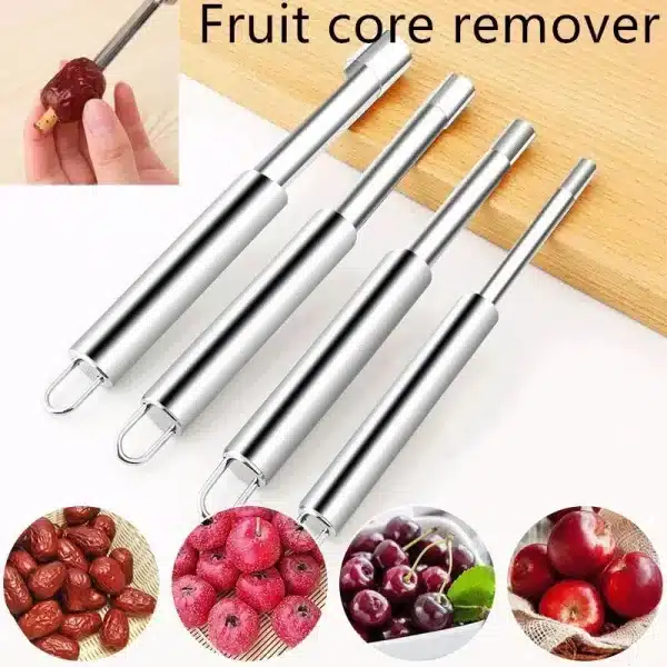 Apple Core Remover Stainless Steel Pear Fruit Vegetable Tool Core Seed Remover Cutter Seeder Slicer Knife Home Kitchen Accessory - Image 2