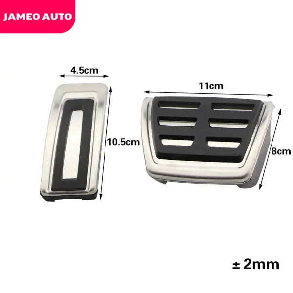 Jameo Auto Car Pedals Foot Fuel Brake Clutch Rest Pedal Cover for Volkswagen VW Teramont 2017 - 2023 Replacement Parts - Image 4