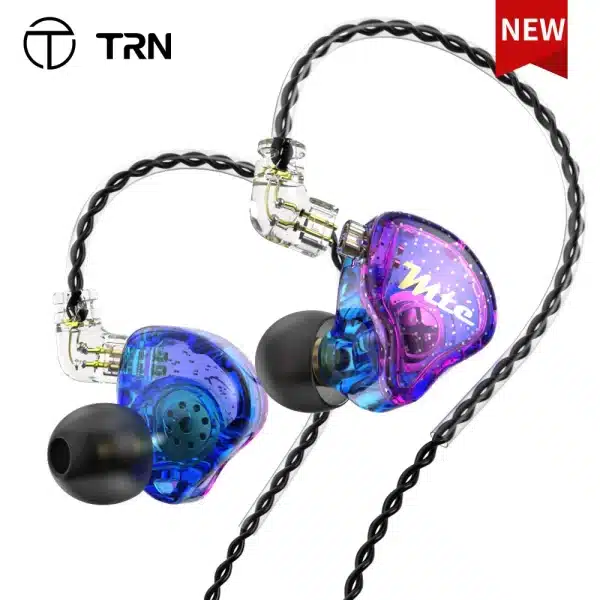 TRN MTE Dynamic Earphones HIFI Music Sport Earbuds In Ear Earphones Sport Noise Cancelling Hea for TRN VXpro M10 MT1 V90 EDX Pro