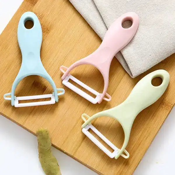 Nordic Color Kitchen Gadget Peeler Knife Multi-functional Melon Ceramic Peeler Fruit Peeler Kitchen Tools - Image 3