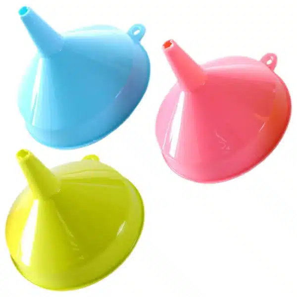 3 Pcs Plastic Funnel Set Food for Kitchen Oil Canning Coffee Accessories Gadget Liquid Accessory - Image 5