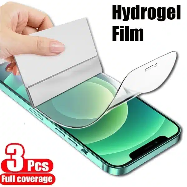 3PCS Hydrogel Film for iPhone 11 12 13 14 Pro XR X XS Max Screen Protector for iPhone 14 Pro Max Mini 7 8 6 6 5 4 S Plus SE film