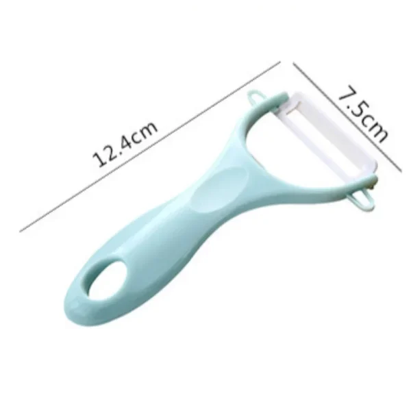Nordic Color Kitchen Gadget Peeler Knife Multi-functional Melon Ceramic Peeler Fruit Peeler Kitchen Tools - Image 6