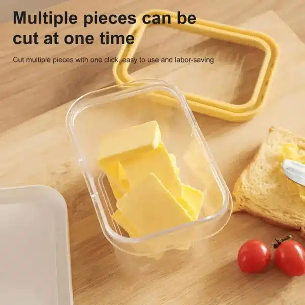 Refrigerator Butter Dish Box With Lid Slicer Case Knife Gadget Kitchen Sealing Storage Dish Butter Cutting Machine Cheese Keeper - Image 4