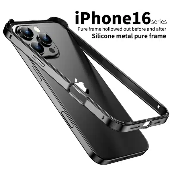 Metal Bumper Case For iPhone 16 15 Pro Max 14 Plus 13 Mini 12 11 XS XR SE 2022 2020 16Pro 16Plus 15Pro 14Pro Phone Accessories