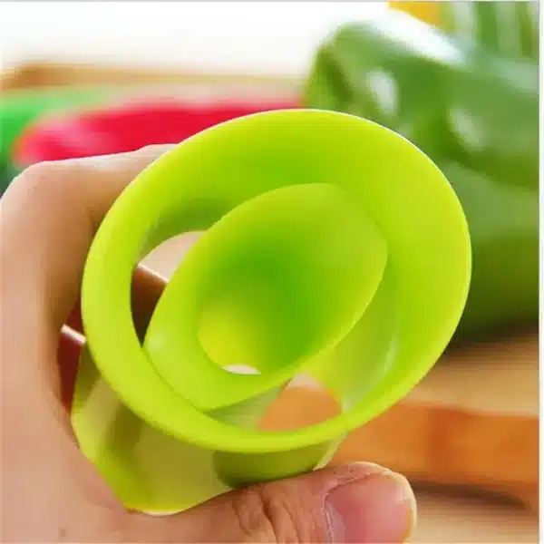 2PCS/Set Slicer Vegetable Cutter Pepper Fruit Tools Cooking Device Kitchen Seed Remover Creative Corer Cleaning Coring Gadget - Image 5