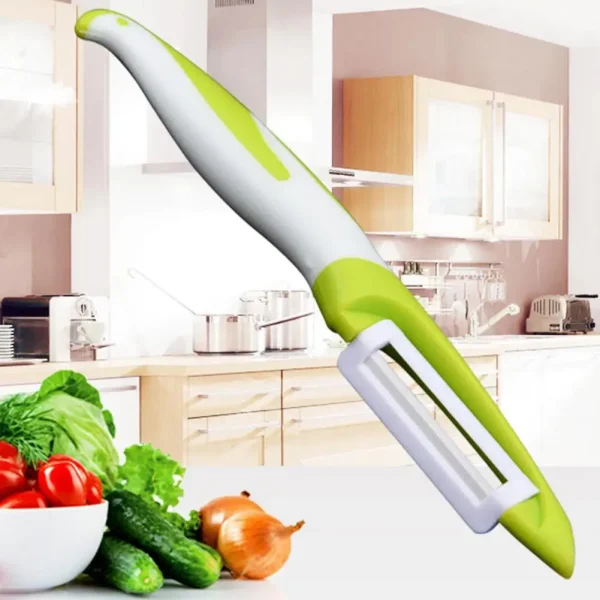 Ceramic Peeler Sharp Blade Food Grade Multi-functional Manual Vegetable Fruit Peeling Tool Kitchen Gadgets - Image 3