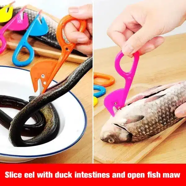 1pc Stainless Steel Thickened Poultry Intestine Scissors Chicken Duck Goose Intestine Knife Fish Bowel Knife Kitchen Accessories - Image 3