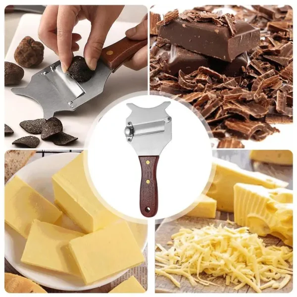 Stainless Steel Truffle Cheese Slicer Chocolate Shaver Adjustable Blade for Kitchen Gadget Cake Pastry Mold Truffle Slicer - Image 4