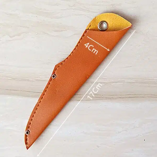 PU Faux Leather Knife Cover Western Kitchen Knife Sheath Portable Fruit Knife Chef's Knife Multipurpose Sheath Knife Holster - Image 4