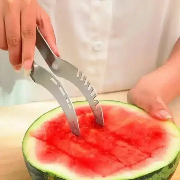 Watermelon Slicer Stainless Steel Knife Fruit Divider Melon and Fruit Diced Watermelon Tool Digging Knife Kitchen Accessories - Image 2