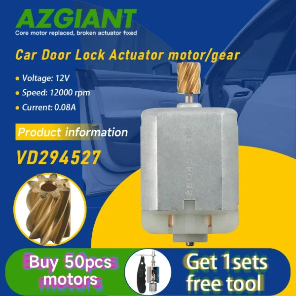 Car Door Lock Actuator motor VD294527 Gear 8 Teeth for Jeep Grand Cherokee ZJ WJ 2.7 Wrangler JK New Interior Replacement Parts