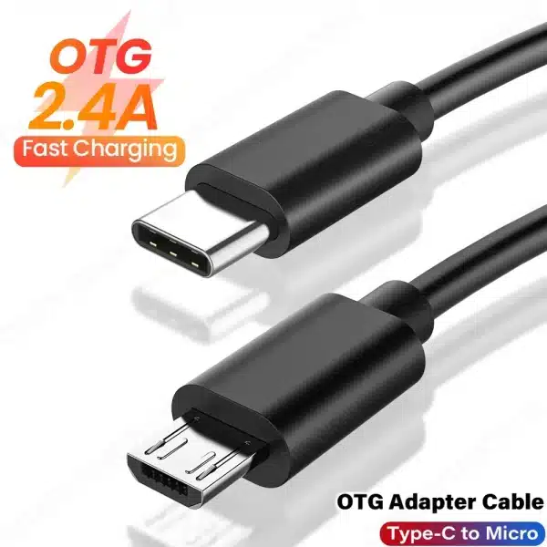 Type C to Micro USB Cable Fast USB Type-C Adapter for Samsung Huawei Xiaomi OnePlus MacBook Pro OTG Mobile Phone Micro USB Cable