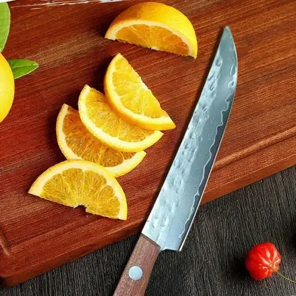 67-ply Forged Damascus Steel Steak Blade Sharp Peeling Fruit Knife Mongolian Handhandle Boning Knife Household Kitchen Knife - Image 3