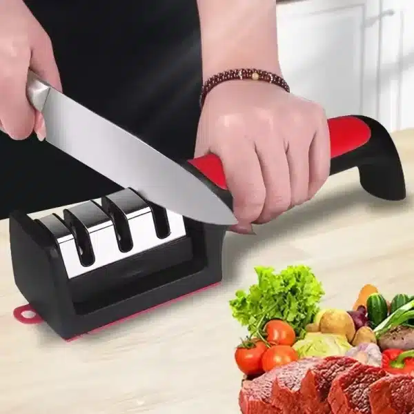 1pc Multifunctional Sharpening Stone Knife Sharpener Kitchen Knife Open Edge Special Fast Sharpening Professional Scissors - Image 6