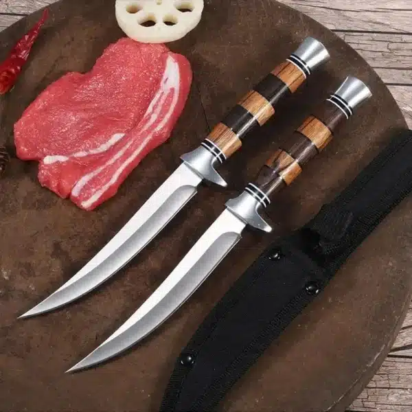 Stainless Steel Sashimi Knife Cleaver Meat Fish Filleting Knife Wood Handle Butcher Kitchen Knife Chef Slicing Cooking Tools - Image 3